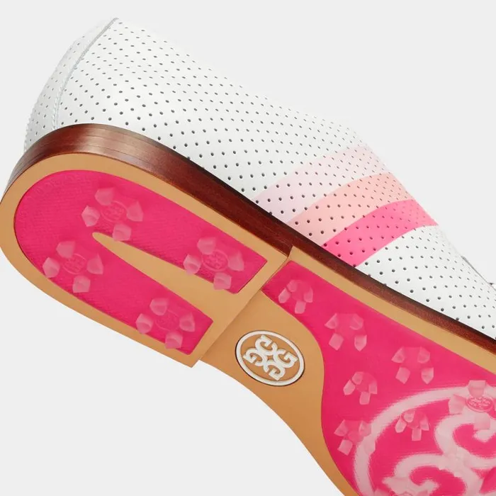 GFORE GALLIVANTER LEATHER LUXE SOLE KILTIE GOLF SHOE Snow Knockout Pink Women Golf Shoes GFORE GALLIVANTER LEATHER LUXE SOLE KILTIE GOLF SHOE Snow Knockout Pink Women Golf Shoes