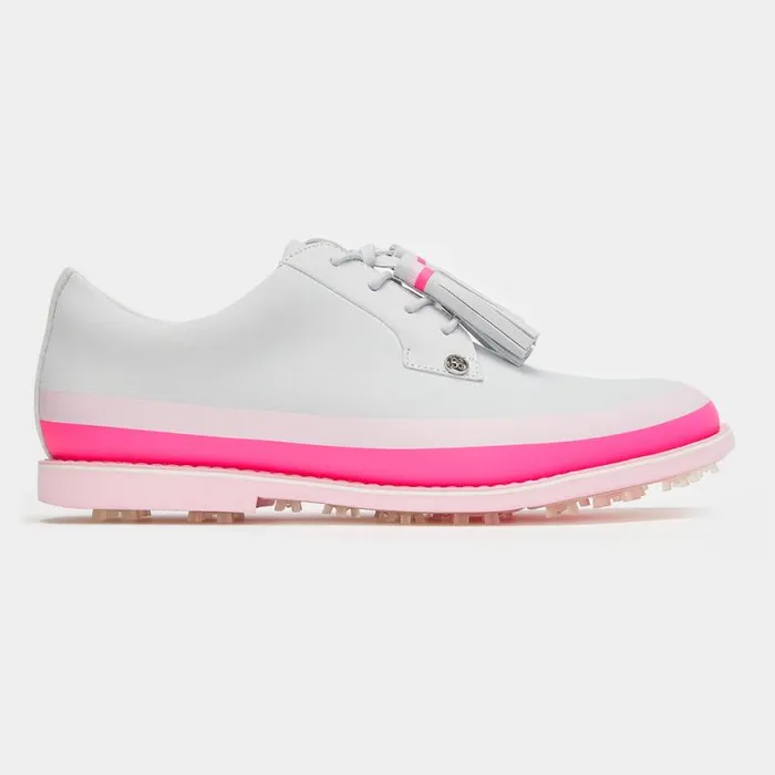 GFORE GALLIVANTER NUBUCK LEATHER TASSEL TUXEDO GOLF SHOE Nimbus Women Golf Shoes