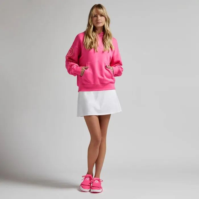 GFORE GOLFER FRENCH TERRY OVERSIZED HOODIE Knockout Pink Women Hoodies and Tees GFORE GOLFER FRENCH TERRY OVERSIZED HOODIE Knockout Pink Women Hoodies and Tees