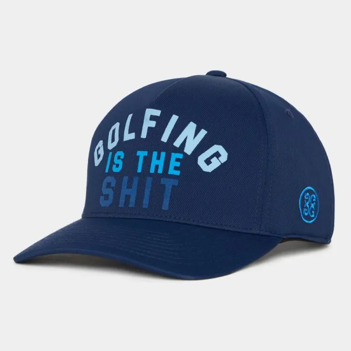 GFORE GOLFING IS THE SHT TWILL SNAPBACK HAT Racer MenWomen Hats