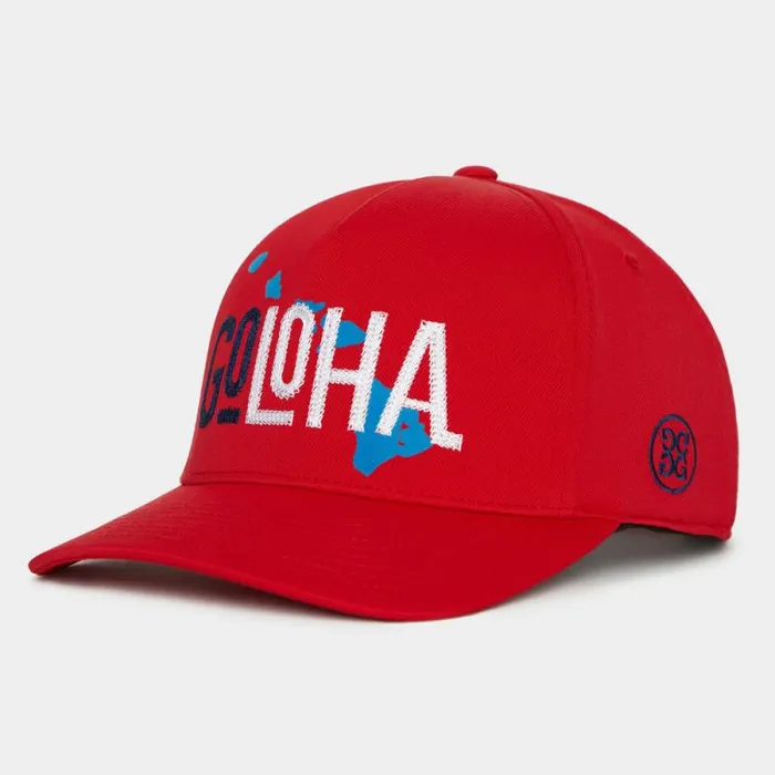 GFORE GOLOHA STRETCH TWILL SNAPBACK HAT Poppy MenWomen Hats