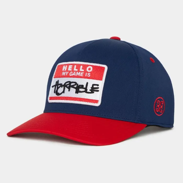 GFORE HELLO TWILL SNAPBACK HAT Twilight MenWomen Hats