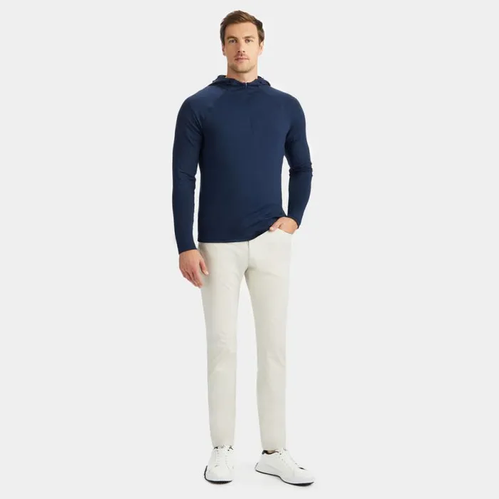 GFORE HOODED LUXE QUARTER ZIP MID LAYER Twilight Men Hoodies and Tees GFORE HOODED LUXE QUARTER ZIP MID LAYER Twilight Men Hoodies and Tees