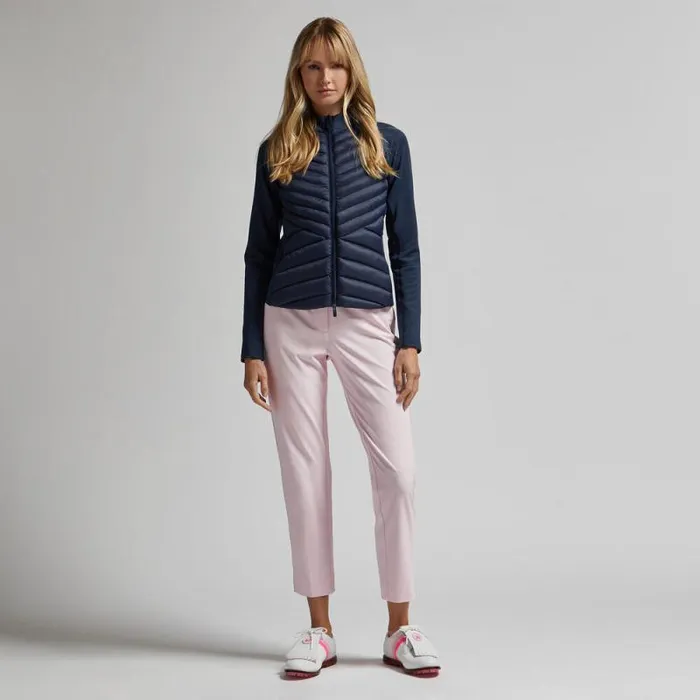 GFORE HYBRID QUILTED STRETCH TECH INTERLOCK JACKET Twilight Women Outerwear GFORE HYBRID QUILTED STRETCH TECH INTERLOCK JACKET Twilight Women Outerwear