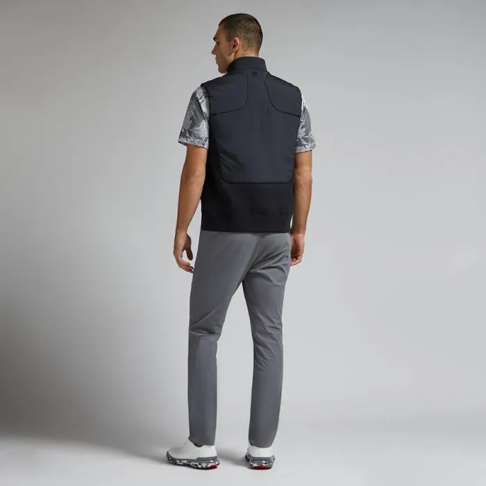 GFORE HYBRID SWEATER PUFFER VEST Onyx Men Outerwear GFORE HYBRID SWEATER PUFFER VEST Onyx Men Outerwear