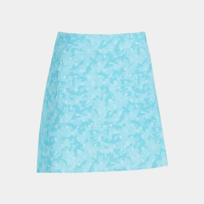 GFORE ICON CAMO SILKY TECH NYLON ALINE SKORT Powder Women Skorts and Dresses