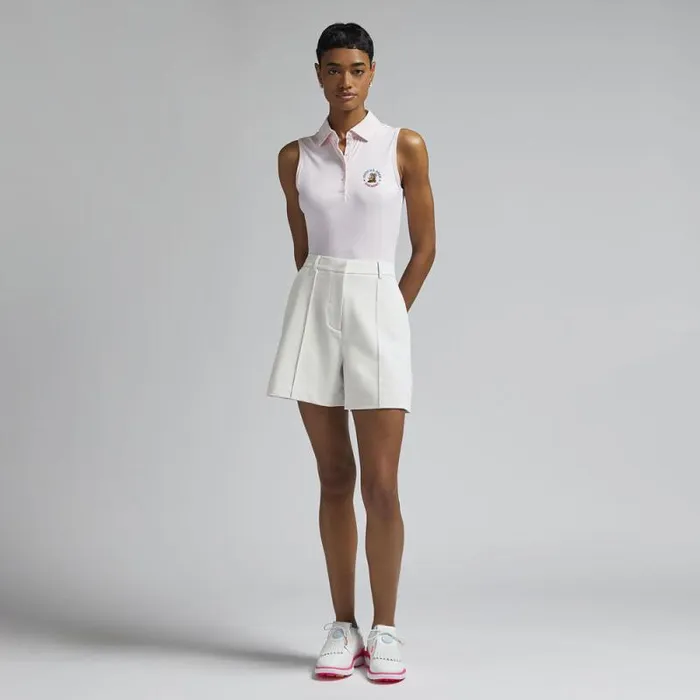 GFORE LTD RELEASE 2025 US OPEN SILKY TECH NYLON SLEEVELESS POLO Blush Women Polos and Shirts GFORE LTD RELEASE 2025 US OPEN SILKY TECH NYLON SLEEVELESS POLO Blush Women Polos and Shirts