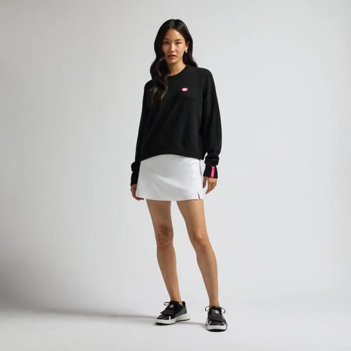 GFORE LTD RELEASE MOTHER GOLFER CASHMERE SWEATER Onyx Women Sweaters GFORE LTD RELEASE MOTHER GOLFER CASHMERE SWEATER Onyx Women Sweaters