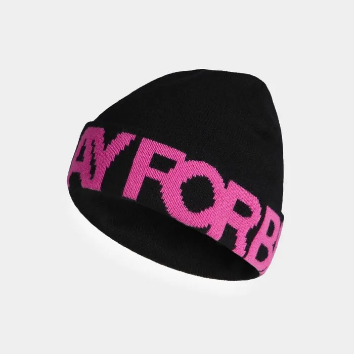 GFORE LTD RELEASE PRAY FOR BIRDIES MERINO WOOL BEANIE Onyx MenWomen Hats GFORE LTD RELEASE PRAY FOR BIRDIES MERINO WOOL BEANIE Onyx MenWomen Hats