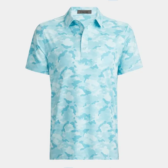 GFORE MAPPED CAMO TECH JERSEY POLO Daybreak Men Polos