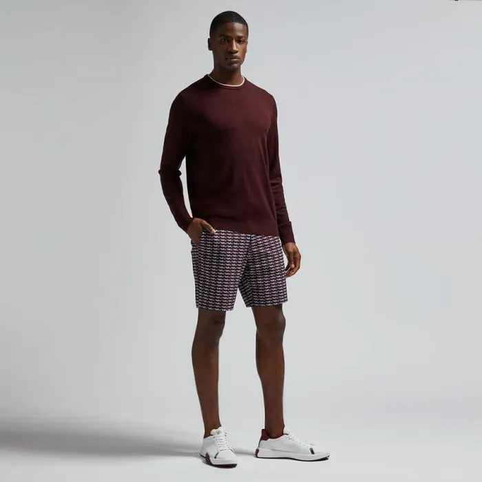 GFORE MERINO WOOL BLEND CREWNECK SWEATER Port Men Sweaters