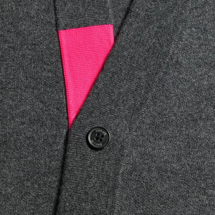 GFORE MERINO WOOL CASHMERE BLEND CARDI G SWEATER Charcoal Heather Grey Men Sweaters GFORE MERINO WOOL CASHMERE BLEND CARDI G SWEATER Charcoal Heather Grey Men Sweaters