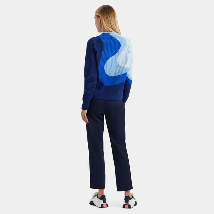 GFORE MERINO WOOL GRADIENT JACQUARD CREWNECK SWEATER Space Women Sweaters GFORE MERINO WOOL GRADIENT JACQUARD CREWNECK SWEATER Space Women Sweaters