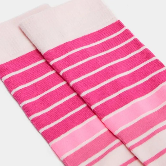 GFORE MIXED STRIPE COMPRESSION CREW SOCK Blush Men Socks GFORE MIXED STRIPE COMPRESSION CREW SOCK Blush Men Socks