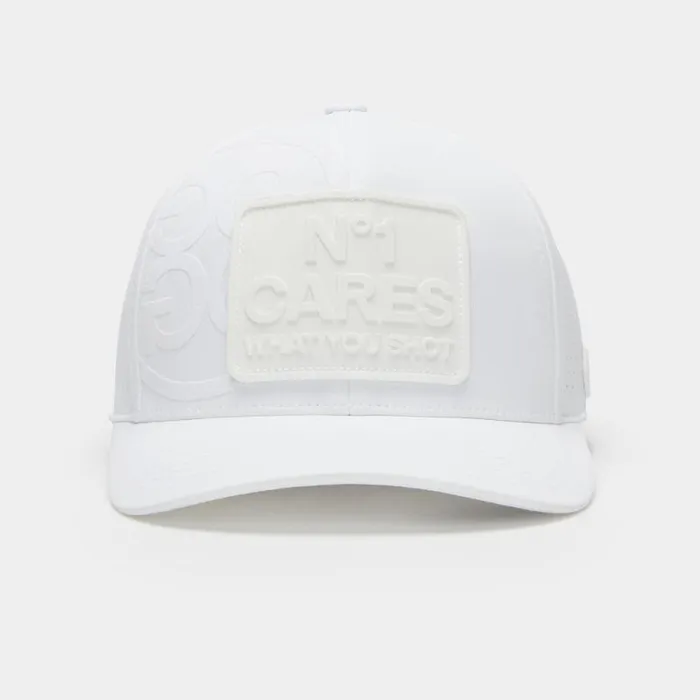 GFORE NO1 CARES PERFORATED FEATHERWEIGHT TECH SNAPBACK HAT Snow MenWomen Hats GFORE NO1 CARES PERFORATED FEATHERWEIGHT TECH SNAPBACK HAT Snow MenWomen Hats