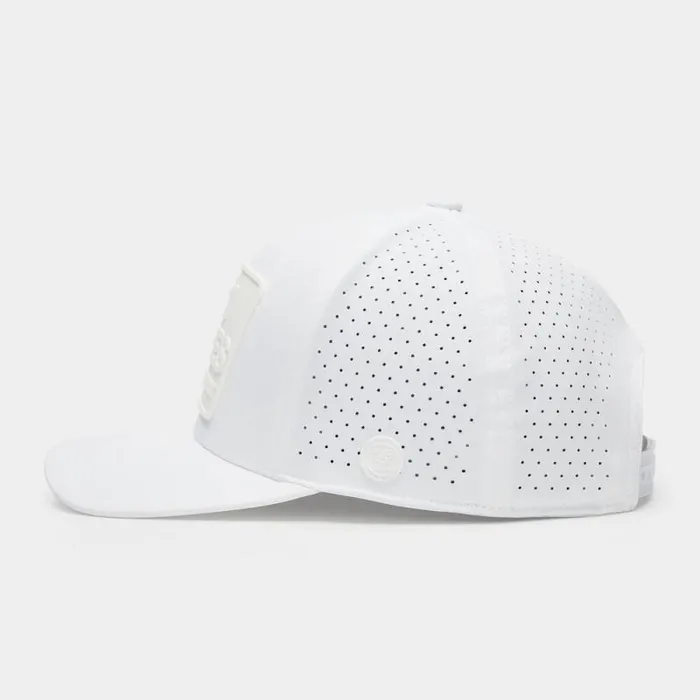 GFORE NO1 CARES PERFORATED FEATHERWEIGHT TECH SNAPBACK HAT Snow MenWomen Hats GFORE NO1 CARES PERFORATED FEATHERWEIGHT TECH SNAPBACK HAT Snow MenWomen Hats