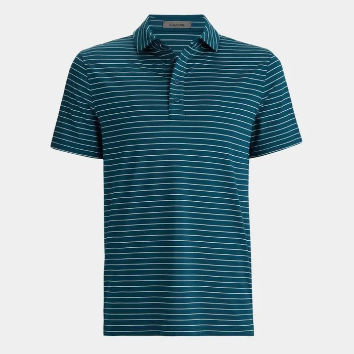 GFORE PENCIL STRIPE TECH JERSEY POLO Deep Sea Men Polos