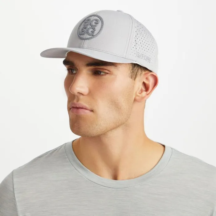 GFORE PERFORATED CIRCLE G039S RIPSTOP SNAPBACK HAT Nimbus Men Hats GFORE PERFORATED CIRCLE G039S RIPSTOP SNAPBACK HAT Nimbus Men Hats