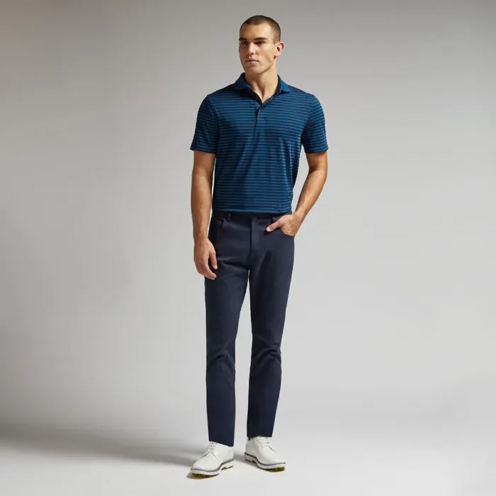 GFORE PERFORATED STRIPE TECH JERSEY POLO Twilight Men Polos GFORE PERFORATED STRIPE TECH JERSEY POLO Twilight Men Polos