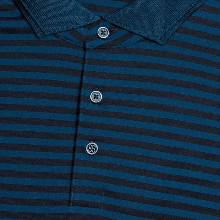 GFORE PERFORATED STRIPE TECH JERSEY POLO Twilight Men Polos GFORE PERFORATED STRIPE TECH JERSEY POLO Twilight Men Polos