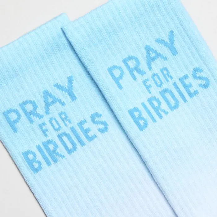 GFORE PRAY FOR BIRDIES CREW SOCK Snow Breeze Women Socks GFORE PRAY FOR BIRDIES CREW SOCK Snow Breeze Women Socks