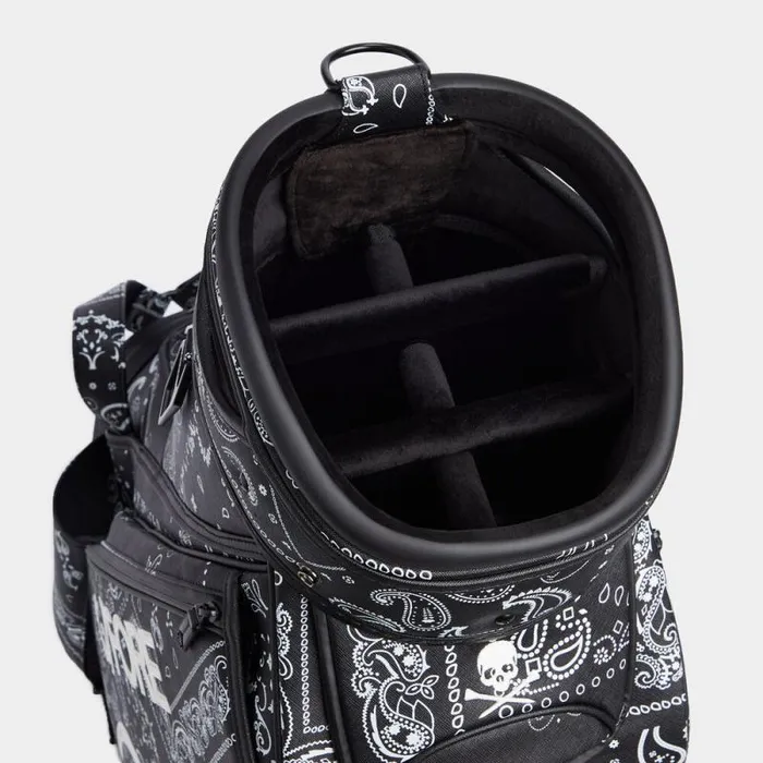 GFORE SAFFIANO BANDANA PRINT TOUR GOLF BAG Onyx MenWomen Golf Bags GFORE SAFFIANO BANDANA PRINT TOUR GOLF BAG Onyx MenWomen Golf Bags