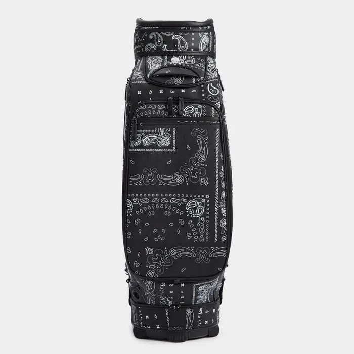 GFORE SAFFIANO BANDANA PRINT TOUR GOLF BAG Onyx MenWomen Golf Bags GFORE SAFFIANO BANDANA PRINT TOUR GOLF BAG Onyx MenWomen Golf Bags