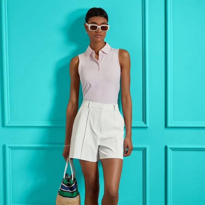 GFORE SHADOW STRETCH HIGH WAISTED SHORT Chalk White Women Pants and Shorts GFORE SHADOW STRETCH HIGH WAISTED SHORT Chalk White Women Pants and Shorts