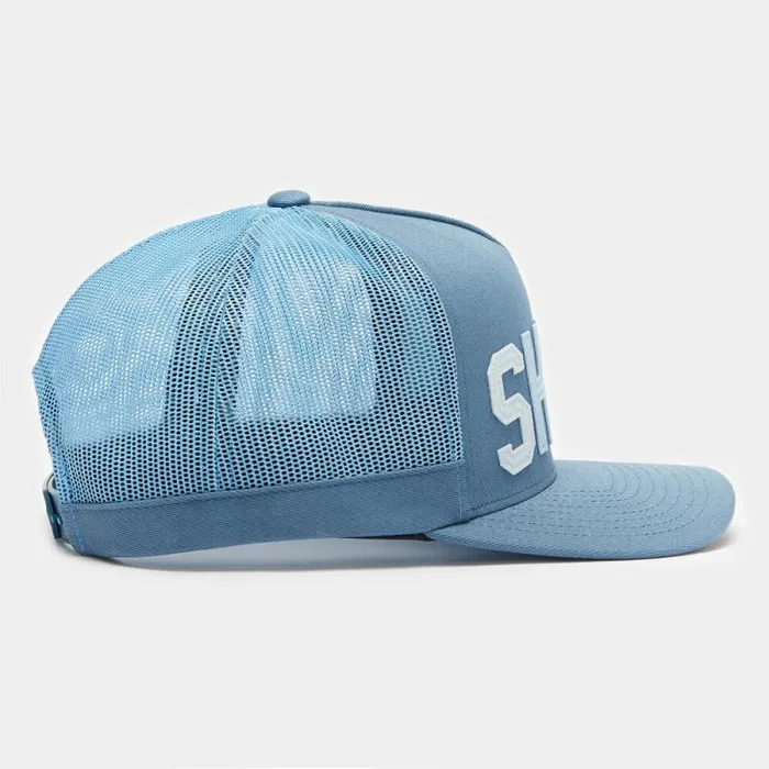 GFORE SHOTS COTTON TWILL TRUCKER HAT Slate Men Hats GFORE SHOTS COTTON TWILL TRUCKER HAT Slate Men Hats