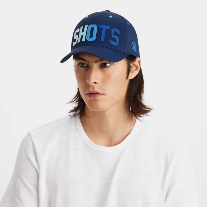 GFORE SHOTS STRETCH TWILL SNAPBACK HAT Twilight Men Hats GFORE SHOTS STRETCH TWILL SNAPBACK HAT Twilight Men Hats