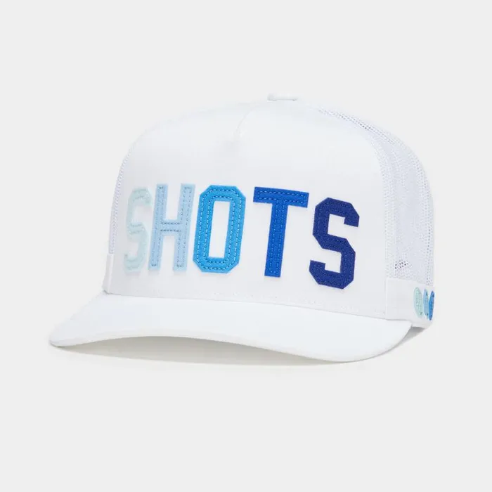 GFORE SHOTS TIPPED BRIM INTERLOCK KNIT TRUCKER HAT Snowsurf Men Hats