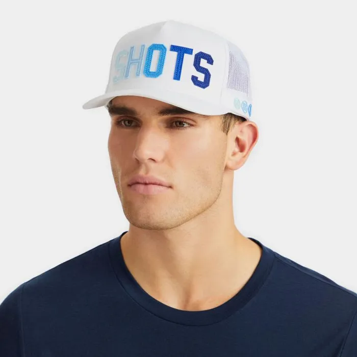 GFORE SHOTS TIPPED BRIM INTERLOCK KNIT TRUCKER HAT Snowsurf Men Hats