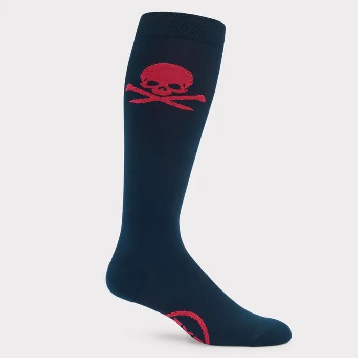GFORE SKULL and TEES NYLON KNEE HIGH SOCK Twilight Women Socks