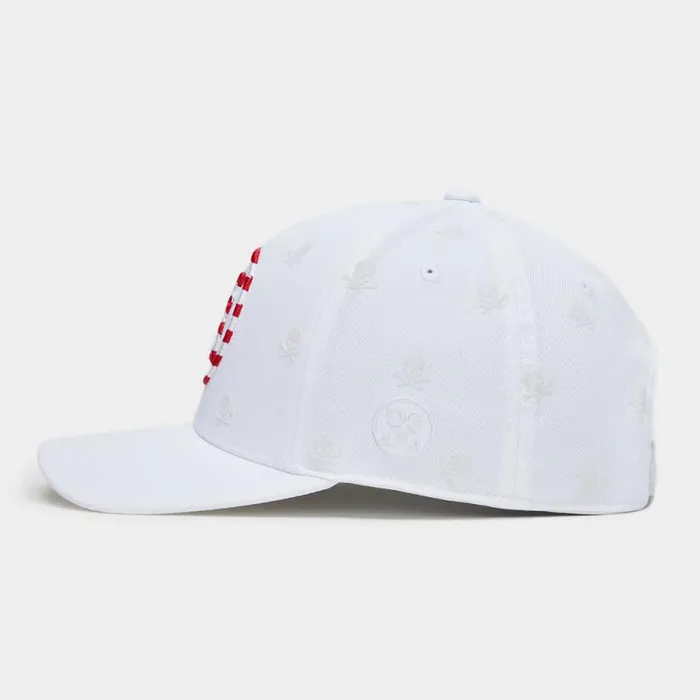 GFORE SKULLS and STRIPES STRETCH TWILL SNAPBACK HAT Snow Men Hats GFORE SKULLS and STRIPES STRETCH TWILL SNAPBACK HAT Snow Men Hats