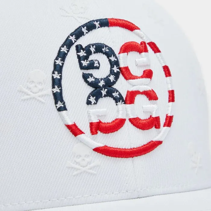 GFORE SKULLS and STRIPES STRETCH TWILL SNAPBACK HAT Snow Men Hats GFORE SKULLS and STRIPES STRETCH TWILL SNAPBACK HAT Snow Men Hats