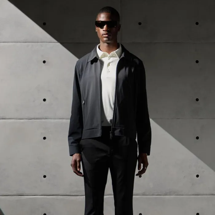 GFORE STRETCH WARP KNIT MODERN TRUCKER JACKET Onyx Men Outerwear