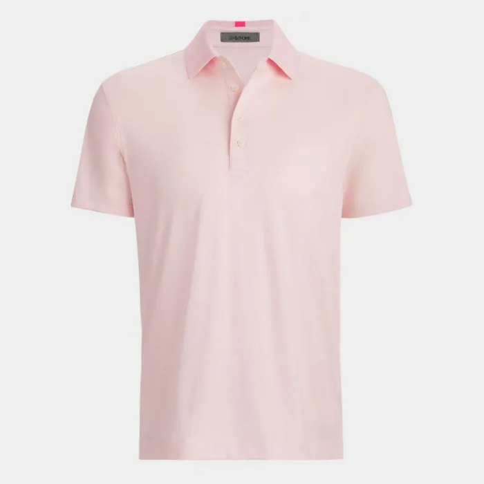 GFORE TECHNICAL COTTON BLEND POLO Blush Men Polos