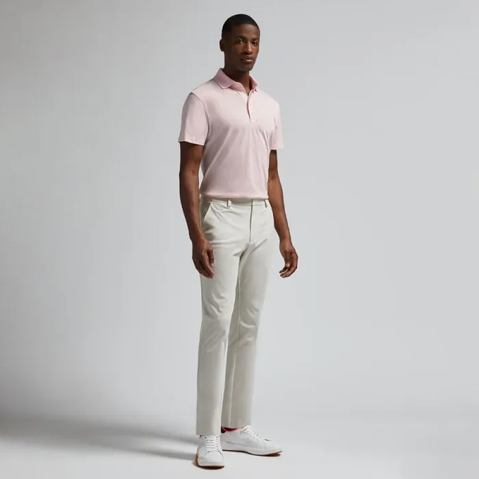 GFORE TECHNICAL COTTON BLEND POLO Blush Men Polos GFORE TECHNICAL COTTON BLEND POLO Blush Men Polos