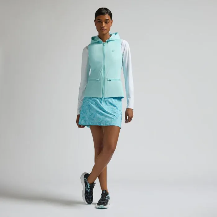 GFORE THE WHIT TAILORED DOWN VEST Powder Women Outerwear GFORE THE WHIT TAILORED DOWN VEST Powder Women Outerwear