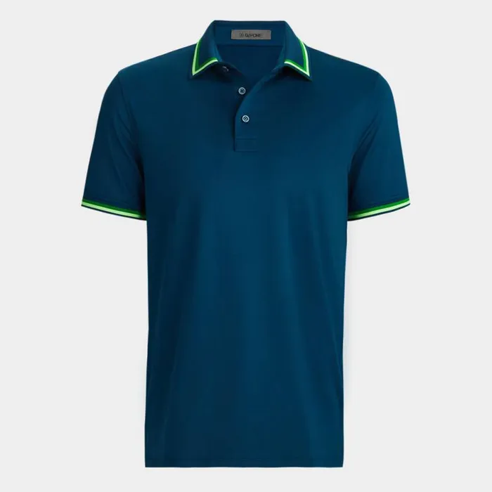 GFORE TUX TECH JERSEY POLO Deep Sea Men Polos
