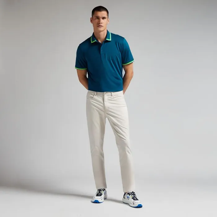 GFORE TUX TECH JERSEY POLO Deep Sea Men Polos GFORE TUX TECH JERSEY POLO Deep Sea Men Polos