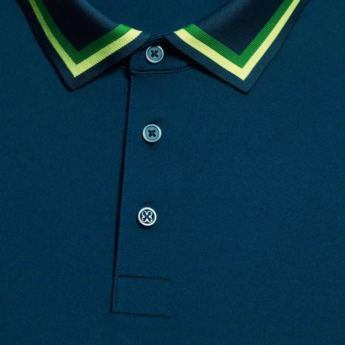 GFORE TUX TECH JERSEY POLO Deep Sea Men Polos GFORE TUX TECH JERSEY POLO Deep Sea Men Polos