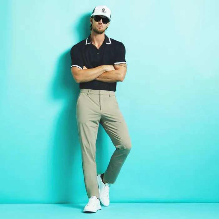 GFORE WARP KNIT STRAIGHT LEG PANT Dune Men Pants GFORE WARP KNIT STRAIGHT LEG PANT Dune Men Pants