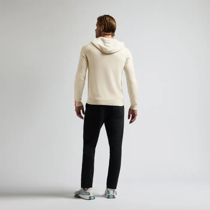 GFORE WASHABLE CASHMERE HOODED SWEATER Chalk White MenWomen Sweaters GFORE WASHABLE CASHMERE HOODED SWEATER Chalk White MenWomen Sweaters