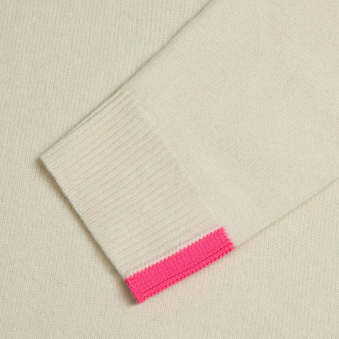 GFORE WASHABLE CASHMERE HOODED SWEATER Chalk White MenWomen Sweaters GFORE WASHABLE CASHMERE HOODED SWEATER Chalk White MenWomen Sweaters