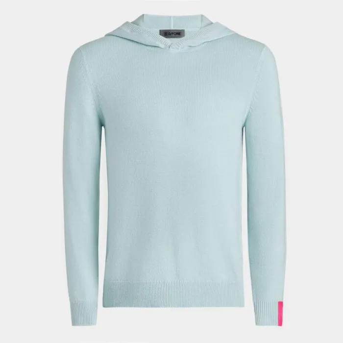 GFORE WASHABLE CASHMERE HOODED SWEATER Daybreak WomenMen Hoodies and Tees