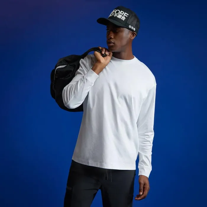 GFORE WICKING COTTON OPS LONG SLEEVE TEE Snow Men Hoodies and Tees GFORE WICKING COTTON OPS LONG SLEEVE TEE Snow Men Hoodies and Tees