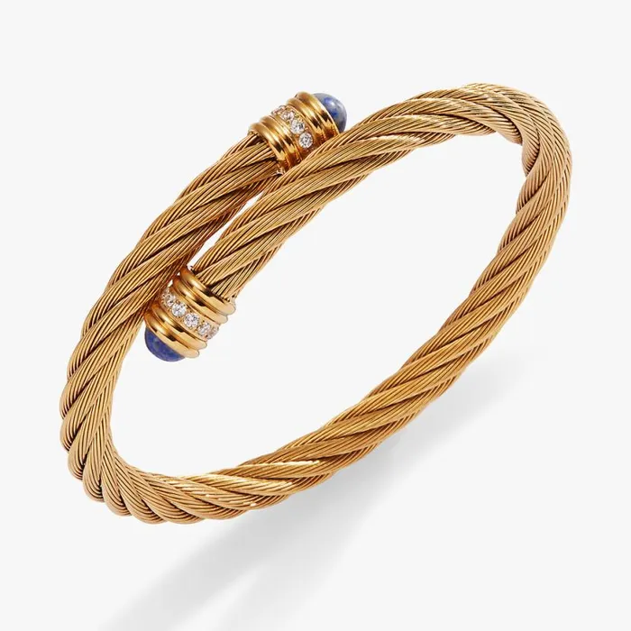 Gemstone Textured Wrap Bracelet Stainless Steel Gold Women Alex And Ani Fine Jewelry Gemstone Textured Wrap Bracelet Stainless Steel Gold Women Alex And Ani Fine Jewelry