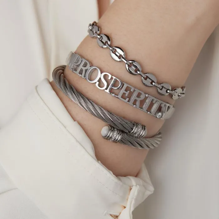 Gemstone Textured Wrap Bracelet Stainless Steel Gold Women Alex And Ani Fine Jewelry