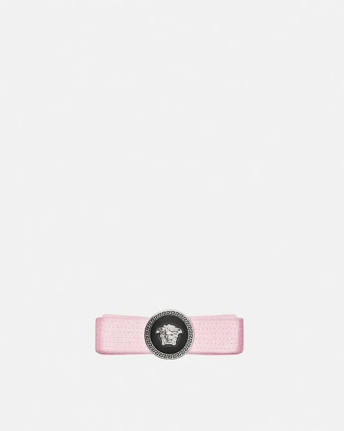 Gianni Ribbon Hair Clip Light Pink Women Versace Hair Accessories